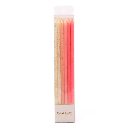Glitter Cake Candles