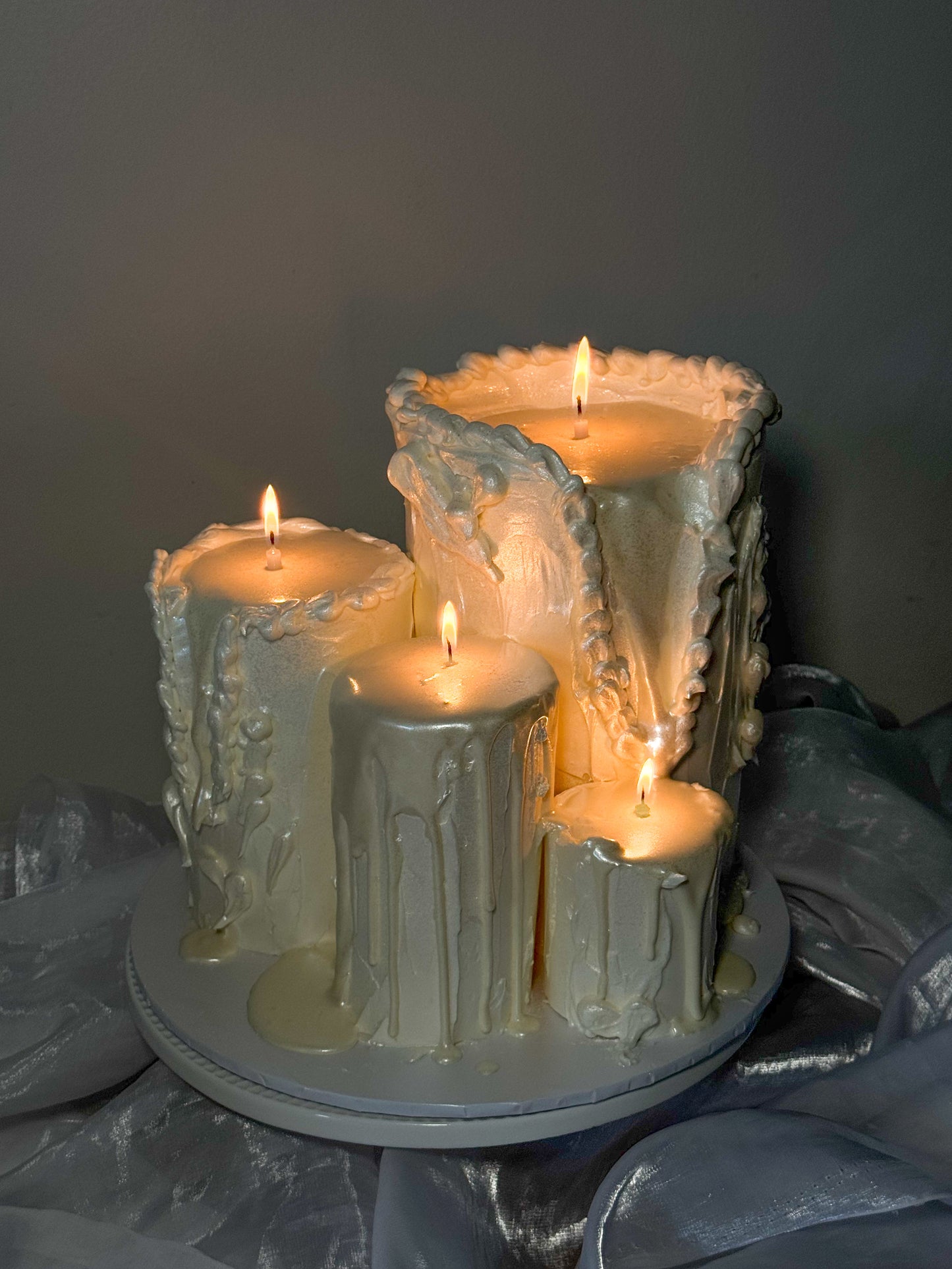 The Glowing Candles Cake