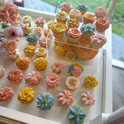 Spring Floral Cupcakes