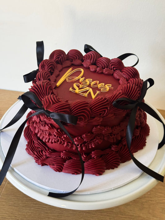Deep Velvet Ribbon Cake